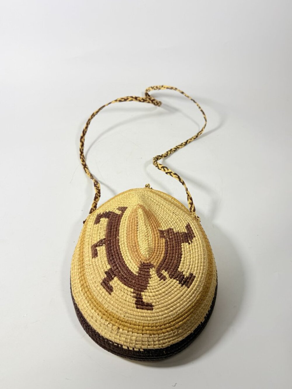 Tribal Medicine Pouch Purse Turtle Wounaan Embera Panama Folk Art Vintage Handma - Picture 6 of 16